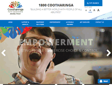 Tablet Screenshot of cootharinga.org.au